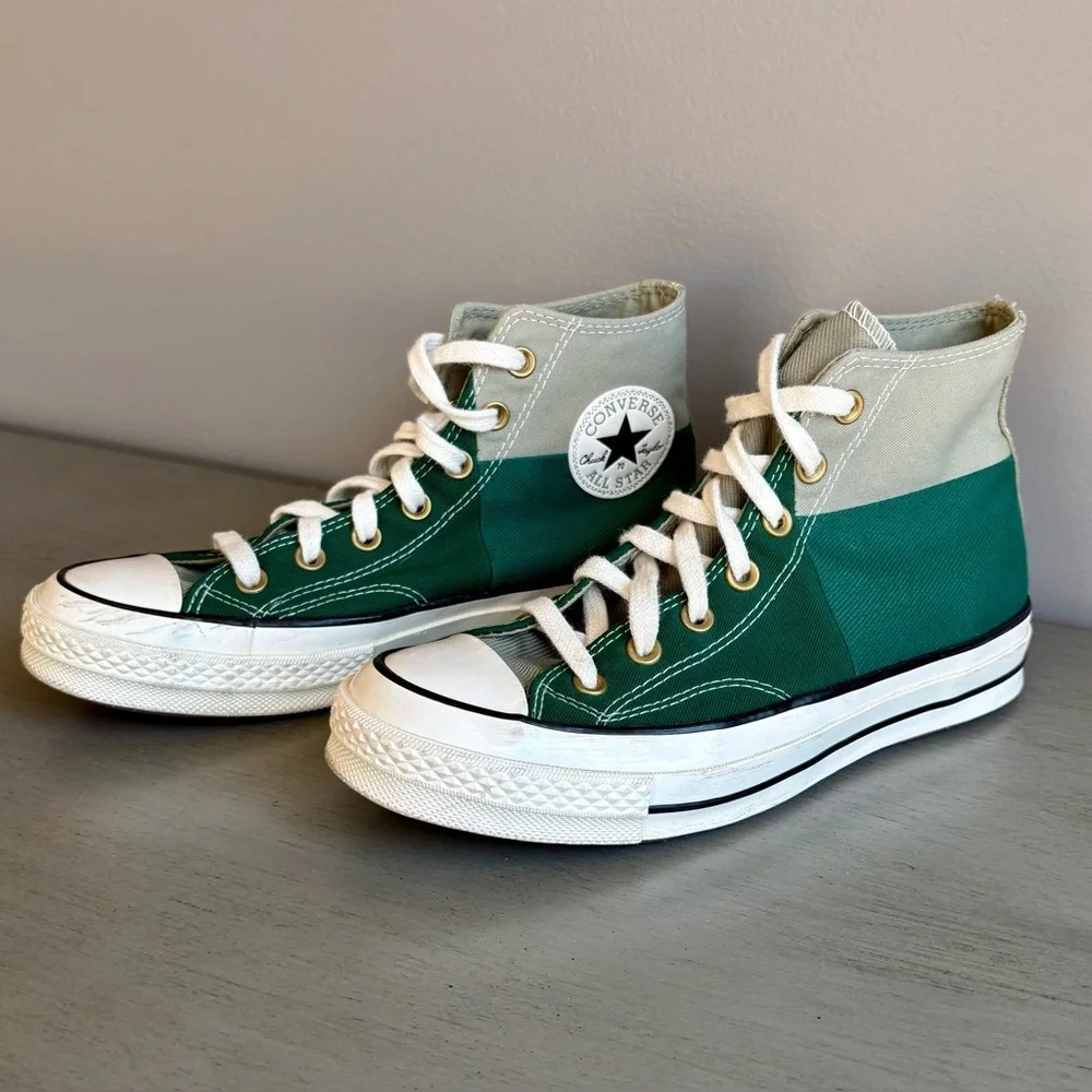 Converse Chuck Taylor 70 High Top Color Block Green Sneakers Women 7.5 A02553C - Picture 5 of 15